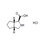 (1S,3aR,6aS)-Octahydrocyclopenta[c]pyrrole-1-carboxylic Acid Hydrochloride