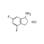 4,6-Difluoro-2,3-dihydro-1H-inden-1-amine Hydrochloride