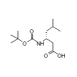 (R)-3-(Boc-amino)-5-methylhexanoic Acid