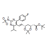 tert-Butyl 2-[(4R,6S)-6-[(E)-2-[4-(4-Fluorophenyl)-6-isopropyl-2-(N-methylmethylsulfonamido)pyrimidin-5-yl]vinyl]-2,2-dimethyl-1,3-dioxan-4-yl]acetate