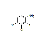 4-Bromo-3-chloro-2-iodoaniline