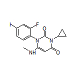 3-Cyclopropyl-1-(2-fluoro-4-iodophenyl)-6-(methylamino)pyrimidine-2,4(1H,3H)-dione