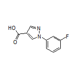 1-(3-Fluorophenyl)-1H-pyrazole-4-carboxylic Acid