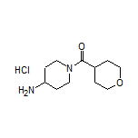(4-Aminopiperidin-1-yl)(tetrahydro-2H-pyran-4-yl)methanone Hydrochloride