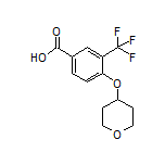 4-(Oxan-4-yloxy)-3-(trifluoromethyl)benzoic Acid