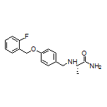 (S)-2-[[4-[(2-Fluorobenzyl)oxy]benzyl]amino]propanamide