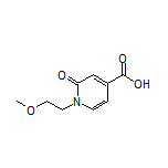 1-(2-Methoxyethyl)-2-oxo-1,2-dihydropyridine-4-carboxylic Acid