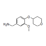 [3-Methoxy-4-[(tetrahydro-2H-pyran-4-yl)oxy)phenyl]methanamine