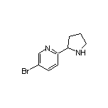 5-Bromo-2-(2-pyrrolidinyl)pyridine