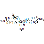 1-[(2R,3R,4S,5R)-5-[[[[[[[(2R,3R,4R,5R)-5-(6-Amino-9H-purin-9-yl)-3-hydroxy-4-(phosphonooxy)tetrahydrofuran-2-yl]methoxy](hydroxy)phosphoryl]oxy]oxidophosphoryl]oxy]methyl]-3,4-dihydroxytetrahydrofuran-2-yl]-3-carbamoylpyridin-1-ium Monosodium Salt Hydrate