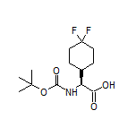(S)-2-(Boc-amino)-2-(4,4-difluorocyclohexyl)acetic Acid