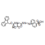 (S)-2-(Fmoc-amino)-4-oxo-4-[[2-[(5-sulfo-1-naphthyl)amino]ethyl]amino]butanoic Acid