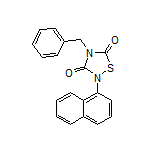 4-Benzyl-2-(1-naphthyl)-1,2,4-thiadiazolidine-3,5-dione