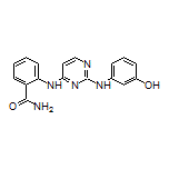 2-[[2-[(3-Hydroxyphenyl)amino]pyrimidin-4-yl]amino]benzamide