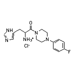 1-[4-(4-Fluorophenyl)-1-piperazinyl]-3-(5-imidazolyl)-1-oxo-2-propanaminium Chloride