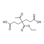 4-Acetyl-4-(ethoxycarbonyl)heptanedioic Acid