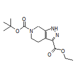 Ethyl 6-Boc-4,5,6,7-tetrahydro-1H-pyrazolo[3,4-c]pyridine-3-carboxylate