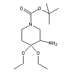 1-Boc-4,4-diethoxypiperidin-3-amine