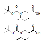 cis-1-Boc-6-methylpiperidine-3-carboxylic Acid