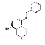 (2S,4S)-1-Cbz-4-fluoropiperidine-2-carboxylic Acid