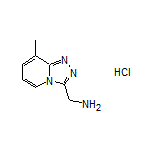 (8-Methyl-[1,2,4]triazolo[4,3-a]pyridin-3-yl)methanamine Hydrochloride