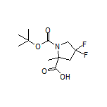 1-Boc-4,4-difluoro-2-methylpyrrolidine-2-carboxylic Acid