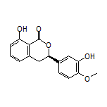 (R)-8-Hydroxy-3-(3-hydroxy-4-methoxyphenyl)isochroman-1-one