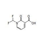 1-(Difluoromethyl)-2-oxo-1,2-dihydropyridine-3-carboxylic Acid