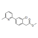 Methyl 2-Chloro-4-(6-methylpyridin-2-yl)phenylacetate
