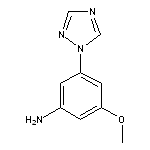 3-Methoxy-5-(1H-1,2,4-Triazol-1-Yl)Aniline