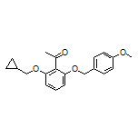 1-[2-(Cyclopropylmethoxy)-6-[(4-methoxybenzyl)oxy]phenyl]ethanone