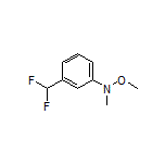 N-[3-(Difluoromethyl)phenyl]-N,O-dimethylhydroxylamine