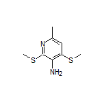 6-Methyl-2,4-bis(methylthio)pyridin-3-amine