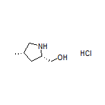 [(2S,4S)-4-Methylpyrrolidin-2-yl]methanol Hydrochloride