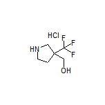 [3-(Trifluoromethyl)pyrrolidin-3-yl]methanol Hydrochloride