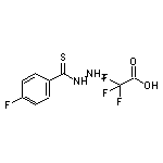 4-Fluorobenzothiohydrazide 2,2,2-Trifluoroacetate