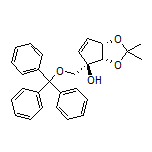 (3aS,4R,6aS)-2,2-Dimethyl-4-[(trityloxy)methyl]-4,6a-dihydro-3aH-cyclopenta[d][1,3]dioxol-4-ol