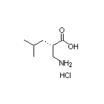 (S)-2-(Aminomethyl)-4-methylpentanoic Acid Hydrochloride