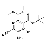 6-AMINO-5-CYANO-3-DIMETHOXYMETHYL-1-OXY-PYRAZINE-2-CARBOXYLIC ACID TERT-BUTYL ESTER
