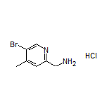 (5-Bromo-4-methyl-2-pyridyl)methanamine Hydrochloride