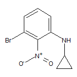 3-Bromo-N-cyclopropyl-2-nitroaniline
