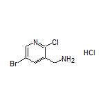 (5-Bromo-2-chloro-3-pyridyl)methanamine Hydrochloride