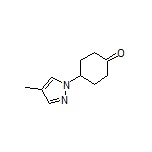 4-(4-Methyl-1H-pyrazol-1-yl)cyclohexanone