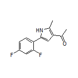 1-[5-(2,4-Difluorophenyl)-2-methyl-3-pyrrolyl]ethanone