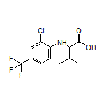 2-[[2-Chloro-4-(trifluoromethyl)phenyl]amino]-3-methylbutanoic Acid
