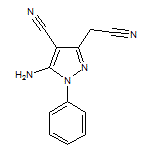 5-Amino-3-(cyanomethyl)-1-phenyl-1H-pyrazole-4-carbonitrile