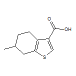 6-Methyl-4,5,6,7-tetrahydrobenzo[b]thiophene-3-carboxylic Acid