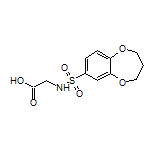 2-(3,4-Dihydro-2H-benzo[b][1,4]dioxepine-7-sulfonamido)acetic Acid