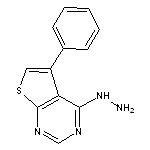 4-hydrazino-5-phenylthieno[2,3-d]pyrimidine