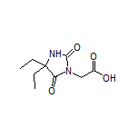 4,4-Diethyl-2,5-dioxoimidazolidine-1-acetic Acid